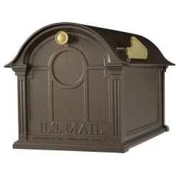 Whitehall Products Balmoral Mailbox, Bronze