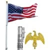 Yescom Telescopic Flagpole Kit With Eagle Pole Top Finial, Ball And Flag, 20' Flagpole 2 Yescom Telescopic Flagpole Kit With Eagle Pole Top Finial, Ball And Flag, 20' Flagpole -Mayne Store d301a8f70ca3888c 2326 w800 h800 b1 p0