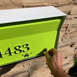 TedStuff RetroBox Locking Modern Wall Mounted Mailbox, In Arctic White & Aqua 19 TedStuff RetroBox Locking Modern Wall Mounted Mailbox, In Arctic White & Aqua -Mayne Store d391741e0362bb6d 5437 w800 h800 b0 p0