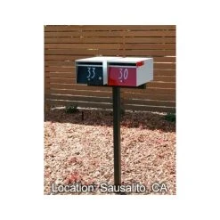 FOS Designs USA Urban Front Opening Zincalume Mailbox, Red -Mayne Store d471380f0011aaad 2004 w800 h800 b0 p0