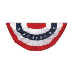 Valley Forge Flag Co Valley Forge Mini Pleated Fan Flag, 1.5'x3'