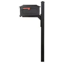 Special Lite Products Company Kingston Curbside Mailbox And Wellington Post Smooth Square, Black 9 Special Lite Products Company Kingston Curbside Mailbox And Wellington Post Smooth Square, Black -Mayne Store d8e1a5360fa5a2d6 2341 w800 h800 b1 p0