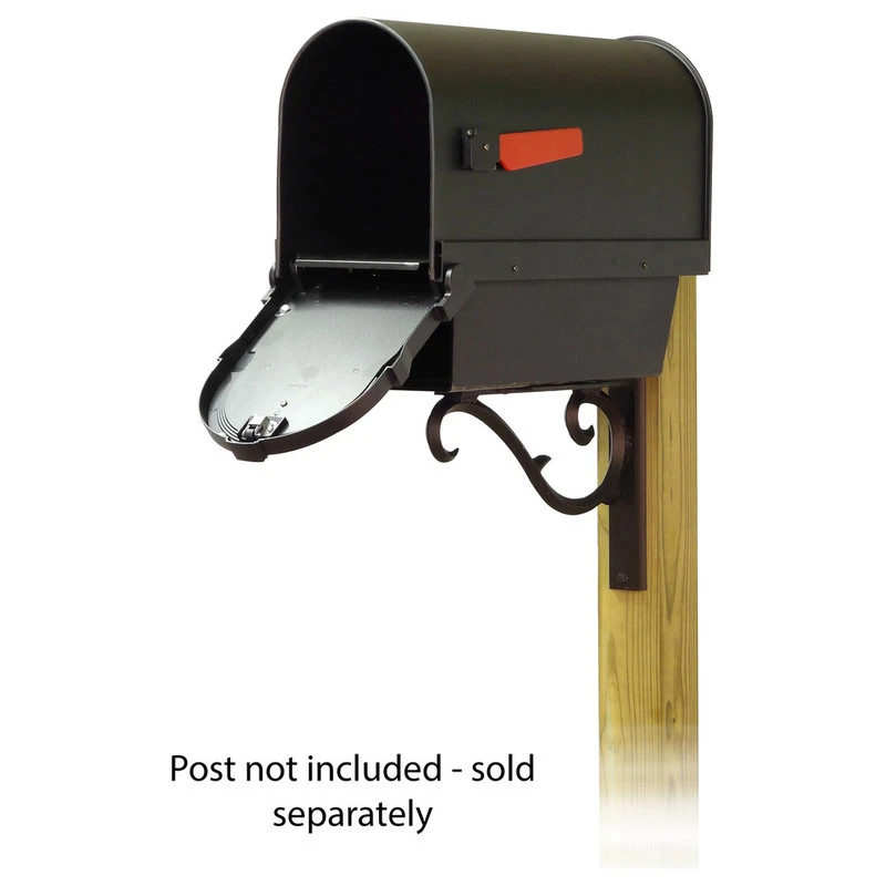 Special Lite Products Company Savannah Mailbox With Newspaper Tube & Sorrento Front Mailbox Mounting Bracket 5 Special Lite Products Company Savannah Mailbox With Newspaper Tube & Sorrento Front Mailbox Mounting Bracket - Image 3
