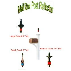 Garden Metalwork Mailbox And Fence Post Reflector, Red, Large Fluer Dis Lis 7 Garden Metalwork Mailbox And Fence Post Reflector, Red, Large Fluer Dis Lis -Mayne Store ddd1836904f75ede 1649 w800 h800 b1 p0
