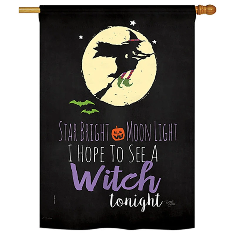Breeze Decor Star Bright Halloween Vertical Garden Double Sided Flag, 28"x40" 3 Breeze Decor Star Bright Halloween Vertical Garden Double Sided Flag, 28"x40"
