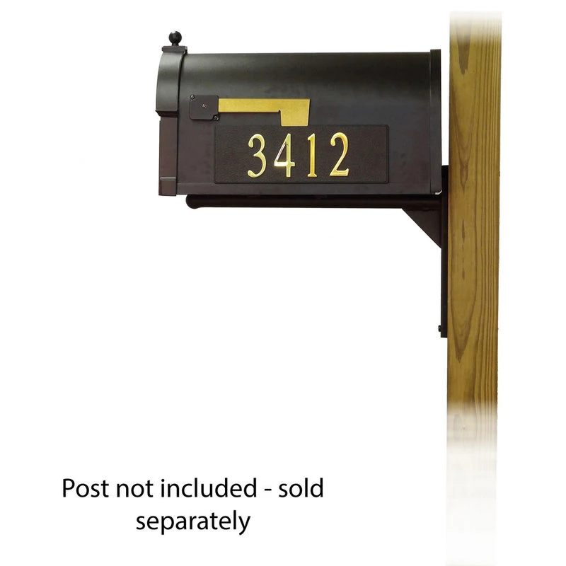Special Lite Products Company Berkshire Mailbox With Front & Side Address Numbers & Mailbox Mounting Bracket 6 Special Lite Products Company Berkshire Mailbox With Front & Side Address Numbers & Mailbox Mounting Bracket - Image 4