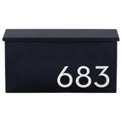 Modern Aspect The OG Wall Mounted Mailbox + House Numbers, Lock Included, Outgoing Flag, Black 7 Modern Aspect The OG Wall Mounted Mailbox + House Numbers, Lock Included, Outgoing Flag, Black -Mayne Store e011b67600677c84 5133 w800 h800 b1 p0