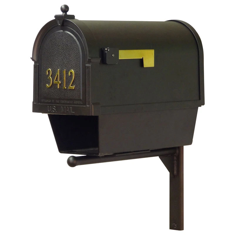 Special Lite Products Company Berkshire Mailbox With Address Numbers, Newspaper Tube & Mounting Bracket 3 Special Lite Products Company Berkshire Mailbox With Address Numbers, Newspaper Tube & Mounting Bracket