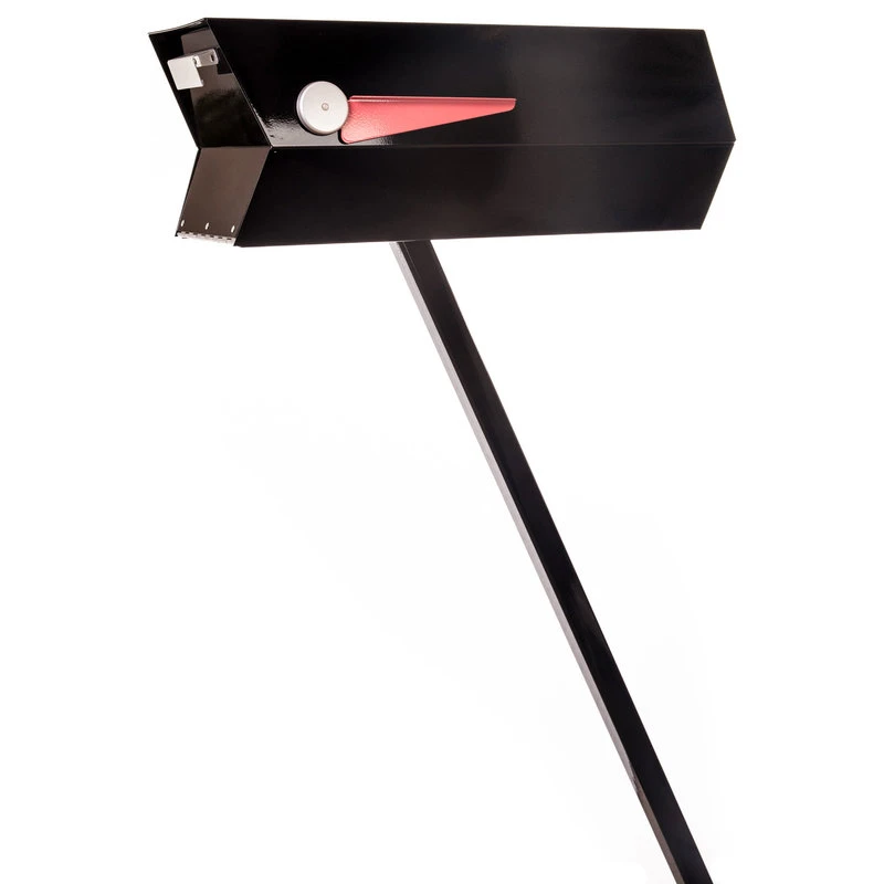 Modbox USA, Inc. ModboxUSA Mid-Century Modern Curbside Mailbox | One Color, Black 3 Modbox USA, Inc. ModboxUSA Mid-Century Modern Curbside Mailbox | One Color, Black