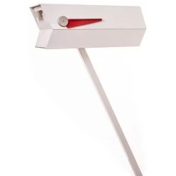 Modbox USA, Inc. ModboxUSA Mid-Century Modern Curbside Mailbox | One Color, White