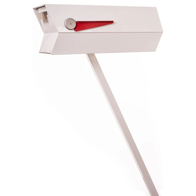 Modbox USA, Inc. ModboxUSA Mid-Century Modern Curbside Mailbox | One Color, White 3 Modbox USA, Inc. ModboxUSA Mid-Century Modern Curbside Mailbox | One Color, White