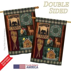 Breeze Decor Winter Lakeview Cabins Winter, Seasonal House Flag 28"x40" 8 Breeze Decor Winter Lakeview Cabins Winter, Seasonal House Flag 28"x40" -Mayne Store e2b1bd9d0c34e8f9 5357 w800 h800 b1 p0