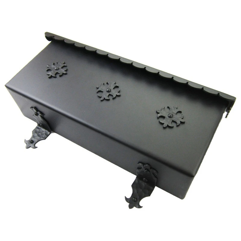 Bushere & Son Iron Studio Inc. Traditional Spanish Cross Wrought Iron Mailbox, Bronze 4 Bushere & Son Iron Studio Inc. Traditional Spanish Cross Wrought Iron Mailbox, Bronze - Image 2