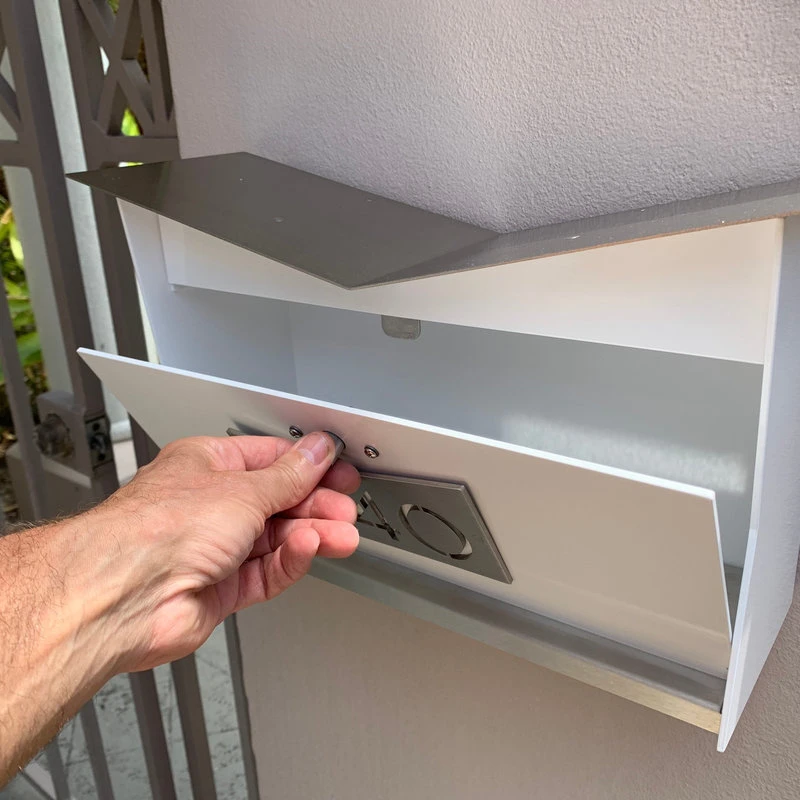 Tibor Inc / Tedstuff ButterFly Box: Contemporary, Modern, Wall-Mounted Mailbox, Black & Stainless 5 Tibor Inc / Tedstuff ButterFly Box: Contemporary, Modern, Wall-Mounted Mailbox, Black & Stainless - Image 3