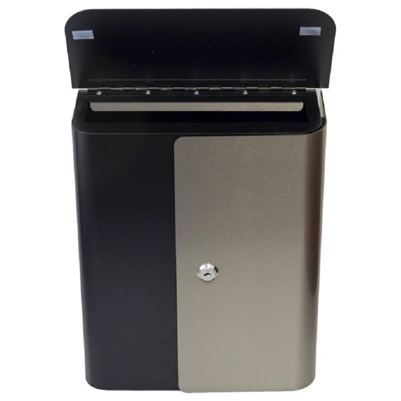 Qualarc/Winfield Vista Locking Mailbox, Black/Gray 5 Qualarc/Winfield Vista Locking Mailbox, Black/Gray - Image 3