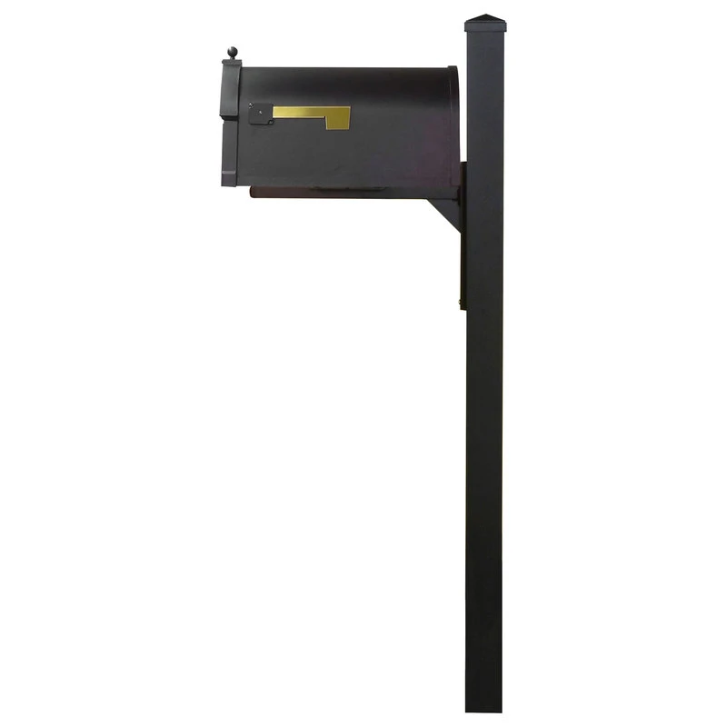 Special Lite Products Company Berkshire Curbside Mailbox And Wellington Decorative Post, Black 6 Special Lite Products Company Berkshire Curbside Mailbox And Wellington Decorative Post, Black - Image 4
