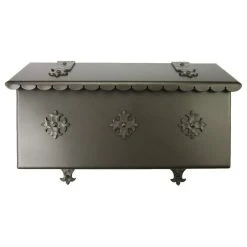 Bushere & Son Iron Studio Inc. Traditional Spanish Cross Wrought Iron Mailbox, Bronze 7 Bushere & Son Iron Studio Inc. Traditional Spanish Cross Wrought Iron Mailbox, Bronze -Mayne Store ee2166770ce197a8 7973 w800 h800 b1 p0