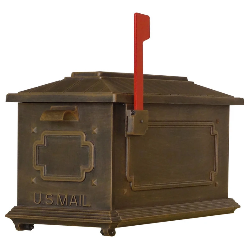 Special Lite Products Company Kingston Curbside Mailbox, Copper 4 Special Lite Products Company Kingston Curbside Mailbox, Copper - Image 2