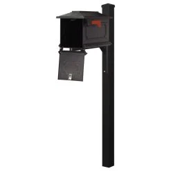 Special Lite Products Company Kingston Curbside Mailbox And Wellington Post Smooth Square, Black 8 Special Lite Products Company Kingston Curbside Mailbox And Wellington Post Smooth Square, Black -Mayne Store f9a1ce600fa5a2d3 2341 w800 h800 b1 p0