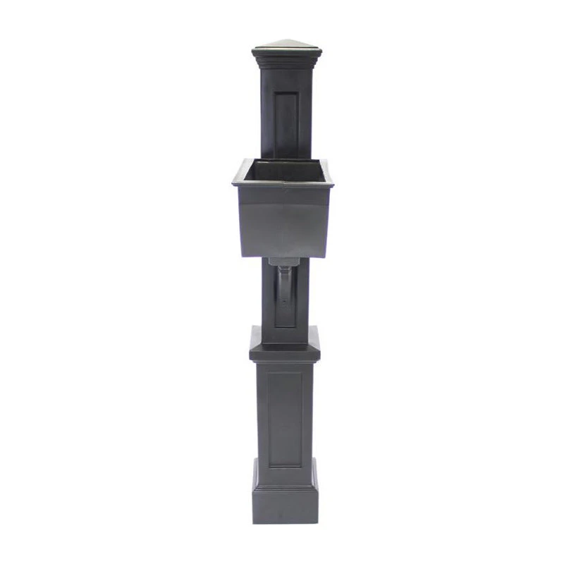 Mayne - Outdoor Products Of Distinction Mayne Signature Plus Weatherproof Traditional Plastic Mail Post In Black 7 Mayne - Outdoor Products Of Distinction Mayne Signature Plus Weatherproof Traditional Plastic Mail Post In Black - Image 5