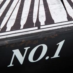 Uniek Kate And Laurel Linch Metal Antique Wall Clock Mail Organizer, Black 9 Uniek Kate And Laurel Linch Metal Antique Wall Clock Mail Organizer, Black -Mayne Store fcc157b60968f285 0065 w800 h800 b0 p0