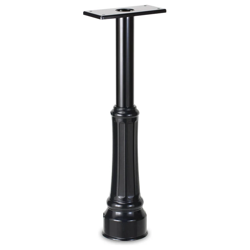 Architectural Mailboxes Basic Post With Decorative Cover, Black 3 Architectural Mailboxes Basic Post With Decorative Cover, Black