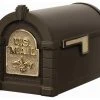 Gaines Mfg Keystone Curbside Bronze Mailbox, Polished Brass, Fleur-De-Lis 2 Gaines Mfg Keystone Curbside Bronze Mailbox, Polished Brass, Fleur-De-Lis -Mayne Store home design 10