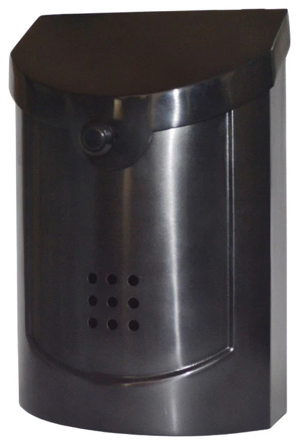 ECCO E5 Mailbox, Black Pewter Finish 3 ECCO E5 Mailbox, Black Pewter Finish