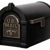 Gaines Mfg Keystone Curbside Black Mailbox, Antique Bronze, Fleur-De-Lis 2 Gaines Mfg Keystone Curbside Black Mailbox, Antique Bronze, Fleur-De-Lis -Mayne Store home design 103