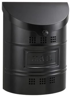 ECCO E2 Mailbox, Black Finish, Satin Black