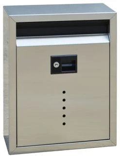 ECCO E10 Mailbox, Satin Stainless Steel Finish, 11.5"x15"