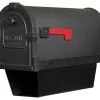 Special Lite Products Company Special Lite Products Savannah Curbside Mailbox With Paper Tube, Black 1 Special Lite Products Company Special Lite Products Savannah Curbside Mailbox With Paper Tube, Black -Mayne Store home design 115