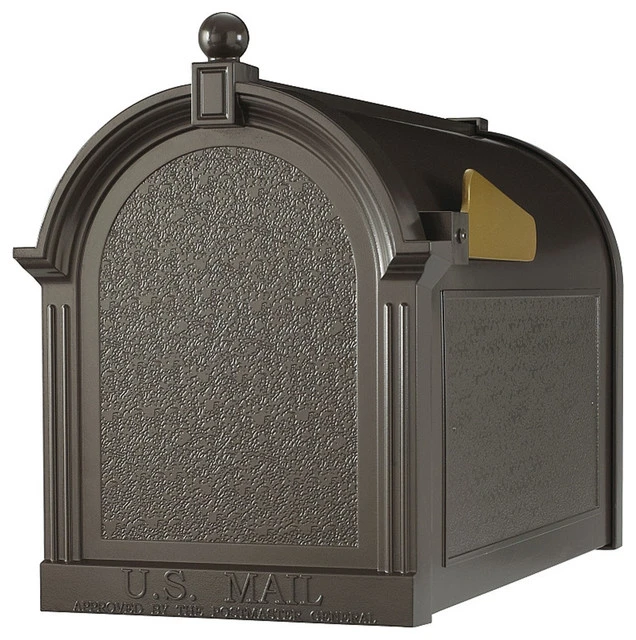 Whitehall Products Capital Mailbox, French Bronze 3 Whitehall Products Capital Mailbox, French Bronze
