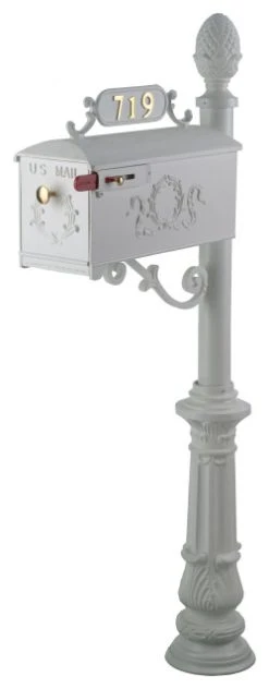 IMPERIAL LINE Williamsburg 719K Mailbox System , White