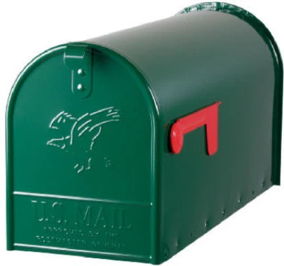 Solar Group Gibraltar E1600G00 Elite Post Mount Mailbox With Steel Latch, Large, Green 3 Solar Group Gibraltar E1600G00 Elite Post Mount Mailbox With Steel Latch, Large, Green