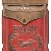 Big Fortune Red And Rust Post Box 2 Big Fortune Red And Rust Post Box -Mayne Store home design 126