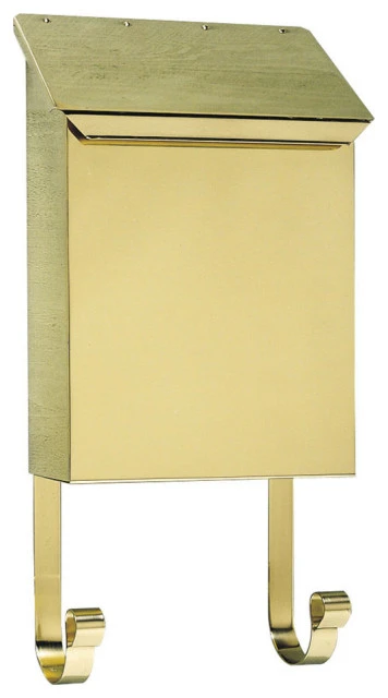 QualArc Provincial Collection Brass Mailboxes, Vertical, Smooth Polished Brass 3 QualArc Provincial Collection Brass Mailboxes, Vertical, Smooth Polished Brass