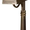 Special Lite Products Company Berkshire Curbside Mailbox With Ashland Mailbox Post Unit, Hand Rubbed Bronze 1 Special Lite Products Company Berkshire Curbside Mailbox With Ashland Mailbox Post Unit, Hand Rubbed Bronze -Mayne Store home design 129