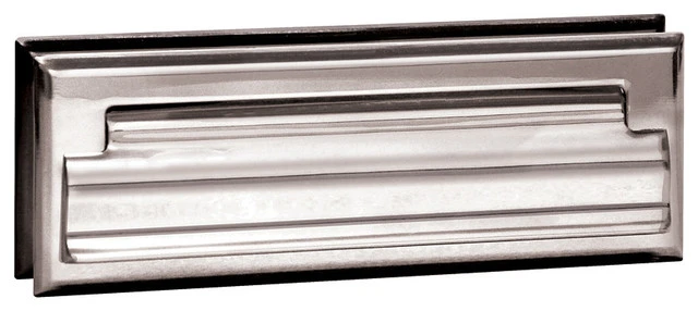 Salsbury Industries Standard Letter Size Mail Slot, Chrome 3 Salsbury Industries Standard Letter Size Mail Slot, Chrome