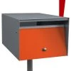 FOS Designs USA Rural Stainless Steel (Casing) Mailbox (No Lock W/Flag), Orange 1 FOS Designs USA Rural Stainless Steel (Casing) Mailbox (No Lock W/Flag), Orange -Mayne Store home design 133