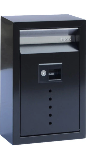 ECCO E9 Mailbox, Satin Black 3 ECCO E9 Mailbox, Satin Black