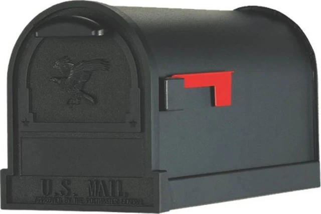 Solar Group Arlington Deluxe Mail Box, 11"x9-1/2"x23", Black 3 Solar Group Arlington Deluxe Mail Box, 11"x9-1/2"x23", Black