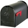 Solar Group Gibraltar E1600B00 Elite Post Mount Mailbox With Steel Latch, Black, Large 1 Solar Group Gibraltar E1600B00 Elite Post Mount Mailbox With Steel Latch, Black, Large -Mayne Store home design 140