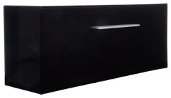 Modbox USA, Inc. ModboxUSA Modern Vertical Wall Mounted Mailbox, Black