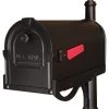 Special Lite Products Company Special Lite Products Savannah Curbside Mailbox, Black 2 Special Lite Products Company Special Lite Products Savannah Curbside Mailbox, Black -Mayne Store home design 149