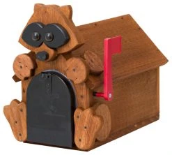 FBUSA Rustic Mailboxes, Raccoon