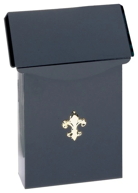 Solar Group Gibraltar City Classic Vertical Wall Mount Mailbox, Black Satin 3 Solar Group Gibraltar City Classic Vertical Wall Mount Mailbox, Black Satin