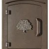 Qual Arc Non-Locking Column Mount Mailbox With "Decorative Oak Tree Logo", Bronze 1 Qual Arc Non-Locking Column Mount Mailbox With "Decorative Oak Tree Logo", Bronze -Mayne Store home design 168