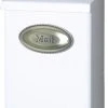 Solar Group Gibraltar DVKW0000 Designer Lockable Wall Mount Mailbox, Extra Large, White 1 Solar Group Gibraltar DVKW0000 Designer Lockable Wall Mount Mailbox, Extra Large, White -Mayne Store home design 172