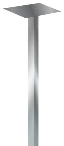 FOS Designs USA Mailbox Post - Stainless Steel